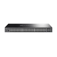 Pozostałe akcesoria sieciowe - TP-Link Omada SG3452 łącza sieciowe Zarządzany L2+ Gigabit Ethernet (10/100/1000) 1U Czarny - miniaturka - grafika 1