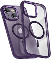 Etui i futerały do telefonów - Etui MagSafe Magnetyczne Magmat do Apple iPhone 15 Plus, fioletowe półprzezroczyste - miniaturka - grafika 1