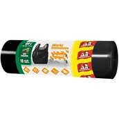 Worki na śmieci - JAN Niezbędny Niezbędny Worki LD budowlane T-shirt 60L 10szt - miniaturka - grafika 1