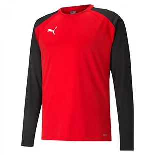 Puma Bluza męska Teamliga Training Sweat Sweater Red Black XL 657238 - Bluzy męskie - miniaturka - grafika 1