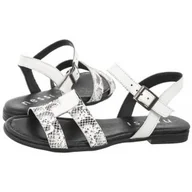 Sandały damskie - Sandały Białe 24632 (NE388-a) Nessi - miniaturka - grafika 1