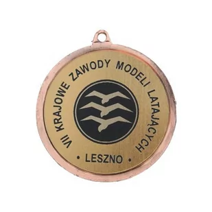Medal metalowy z grawerowaniem na laminacie - Gadżety dla kibiców - miniaturka - grafika 1