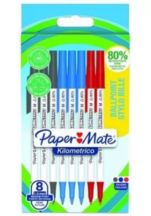 Długopis Kilometrico 1,0mm 3 kolory 8szt - Sport i wypoczynek - miniaturka - grafika 1