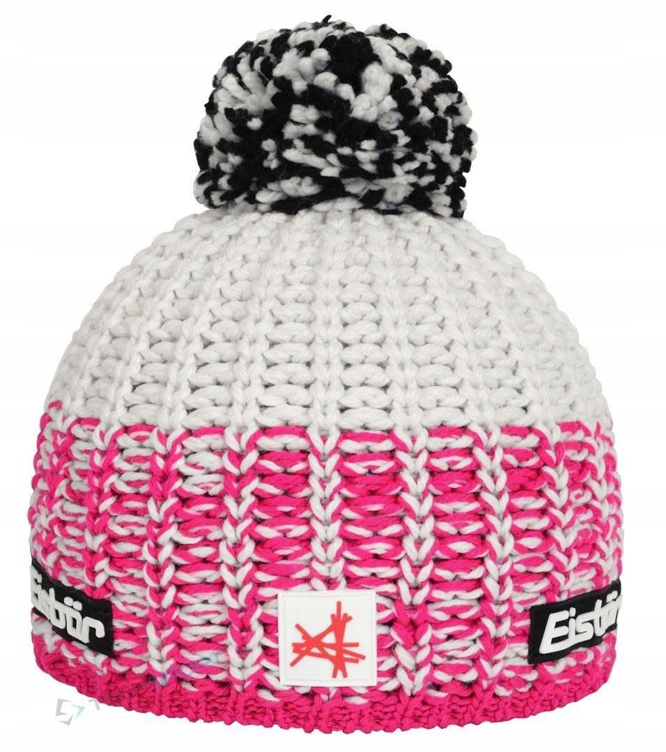 CIEPĹA CZAPKA ZIMOWA Z WEĹNY MERINO EISBAR REFOCUS POMPON KOLEKCJA 2026