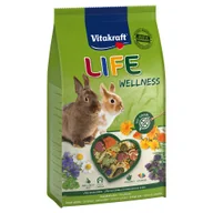 Karma dla gryzoni - Vitakraft Life Wellness dla królików miniaturowych - 5 x 600 g - miniaturka - grafika 1