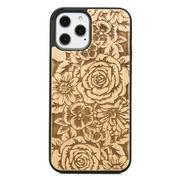 Etui i futerały do telefonów - Drewniane Etui iPhone 12 Pro Max RóżE ANIEGRE - miniaturka - grafika 1