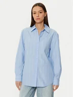 Koszule damskie - Calvin Klein Koszula K20K207670 Błękitny Regular Fit - miniaturka - grafika 1