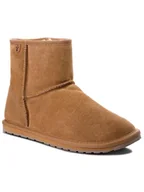 Kozaki damskie - EMU Australia Buty Wallaby Mini Teens T10103 Brązowy - miniaturka - grafika 1