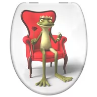 Deski sedesowe - SCHÜTTE Deska sedesowa, wolnoopadająca FROG KING - miniaturka - grafika 1
