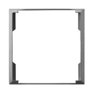Klawisze i ramki - Ospel Ramka ozdobna do gniazd podwójnych do ramek Aria szary mat RO-4U/70 - miniaturka - grafika 1