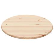 Blaty meblowe i parapety okienne - vidaXL Blat stołu, naturalne drewno sosnowe, okrągły, 28 mm, 80 cm vidaXL - miniaturka - grafika 1