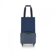 Torby podróżne - Wózek foldabletrolley, herringbone, dark blue kod: RHK4113 - miniaturka - grafika 1
