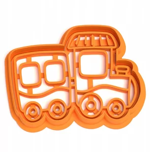 Foremka Pociąg Lokomotywa Pojazdy Wykrawacz - Formy do ciast - miniaturka - grafika 1