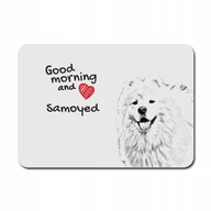 Podkładki pod mysz - Samojed Podkładka pod mysz myszkę Grafika - miniaturka - grafika 1