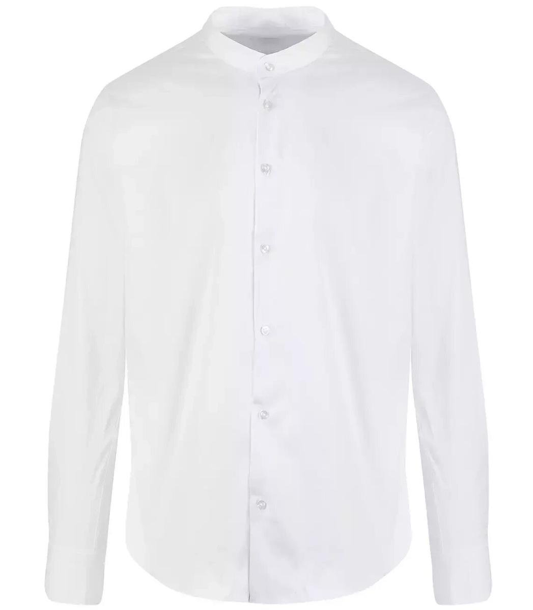 Męska koszula gładka slim fit dopasowana-45/46