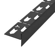 Brodziki prysznicowe - Rea Listwa spadkowa brodzikowa 120cm Czarna - miniaturka - grafika 1