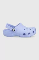 Buty dla dziewczynek - Crocs klapki CLASSIC KIDS CLOG kolor fioletowy - miniaturka - grafika 1