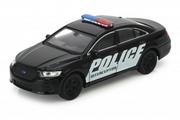 Samochody i pojazdy dla dzieci - Welly 1:34 Ford Police Interceptor -czarny - miniaturka - grafika 1