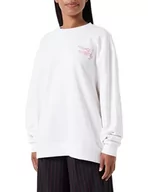 Bluzy damskie - HUGO Bluza damska Dalymos, Natural102, XS - miniaturka - grafika 1