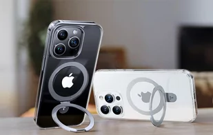 Etui Torras UPRO Ostand Clear do iPhone 15 Pro (transparentne) - Etui i futerały do telefonów - miniaturka - grafika 3