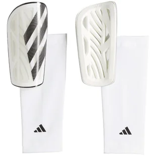 Ochraniacze piłkarskie adidas Tiro League białe IQ4040 - Rozmiar - M - Piłka nożna - miniaturka - grafika 1
