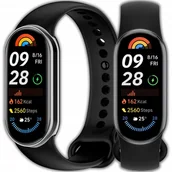 Akcesoria do smartwatchy - Pasek silikonowy Vanfone do Xiaomi Mi Band 8, czarny - miniaturka - grafika 1