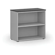 Regały biurowe - Regał biurowy PRIMO GRAY, 740 x 800 x 420 mm, szary/grafit - miniaturka - grafika 1