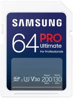 Karty pamięci - Samsung SDXC PRO Ultimate 2023 64 GB V30 U3 UHS-I (200 MB/s) - miniaturka - grafika 1