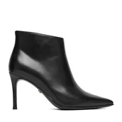 Botki damskie - Botki Gino Rossi EO-CLOE-GLC9273-4-370-1 Czarny - miniaturka - grafika 1