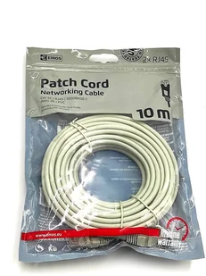 EMOS PL SP.Z O.O. S9126 przewód patch krosowy U/UTP k.5e 10m S9126 - Kable miedziane - miniaturka - grafika 3