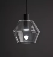 Lampy sufitowe - Markslojd Diament 107459 Lampa wisząca zwis oprawa 1x12W GU10 przezroczysta/czarna - miniaturka - grafika 1