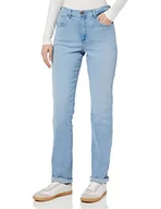 Spodnie damskie - Wrangler Damskie spodnie Slim Airblue, wielokolorowy, 30W / 34L - miniaturka - grafika 1