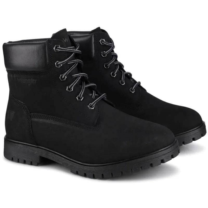 Trzewiki męskie Wrangler 20263054.11A TRIPLE BLACK R.41