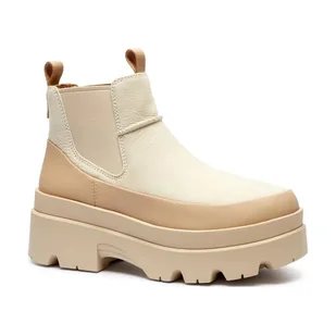 UGG Skórzane sztyblety BRISBANE CHELSEA - Botki damskie - miniaturka - grafika 1