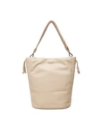 Torebki damskie - Tommy Hilfiger Torebka Th Soft Summer Bucket AW0AW17540 Beżowy - miniaturka - grafika 1