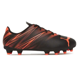 Buty dziecięce Puma 10748012 ATTACANTO FG/AG JR Czarne - Buty dla dziewczynek - miniaturka - grafika 1