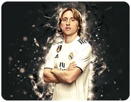 Podkładki pod mysz - PODKŁADKA POD MYSZKĘ LUKA MODRIC Z IMIENIEM 23x19CM DO LAPTOPA - miniaturka - grafika 1