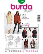 Ubranka dla psów - Burda burda wykrój 7700 kurtka, chaqueta rozm. 38  50 B7700 - miniaturka - grafika 1