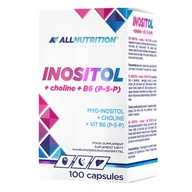 Witaminy i minerały - Suplement diety, SFD, Allnutrition Inositol + Choline + B6(P-5-P), 100 kap. - miniaturka - grafika 1