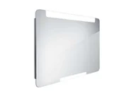 Lustra - Nimco Lustra - Lustro z oświetleniem LED, 90x70 cm, aluminium ZP 22019 - miniaturka - grafika 1