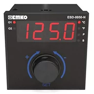 Czujniki parkowania - Emko ESD-9950-N.2.20.0.1/02.00 0.0 regulator temperatury Pt100, S, R, K, J (dł. x szer. x wys.) 110 x 96 x 96 m - miniaturka - grafika 1
