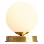 Lampy stojące - Ponadczasowa lampka stołowa z okrągłym kloszem 1076B40_S z serii BALL  - miniaturka - grafika 1