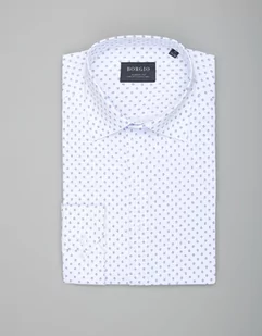 koszula calimera 00343 długi rękaw biały classic fit - Koszule męskie - miniaturka - grafika 1