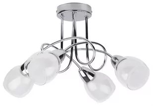 Rabalux Nowoczesna Oprawa sufitowa DAVE 6083 IP20 Chrom biały - Lampy sufitowe - miniaturka - grafika 1