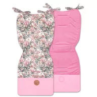 Akcesoria do wózków - Pokrowiec na siedzisko Wkładka do wózka 75 x 35 cm - Pokrowiec na wózek spacerowy Wkładka do fotelika dziecięcego Oddychający uniwersalny kwiaty - miniaturka - grafika 1