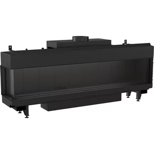 Kominek gazowy LEO 200 lewy gaz ziemny (NG) ∅ 130/200 16 kW - Wkłady kominkowe - miniaturka - grafika 1