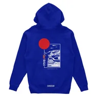 Odzież do sportów motorowych - Bluza z kapturem Honda Civic Type R niebieska-XL - miniaturka - grafika 1