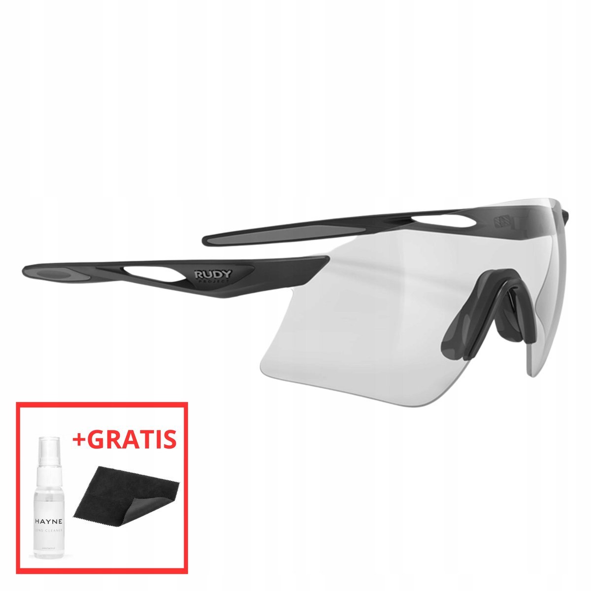 Fotochromowe okulary przeciwsłoneczne Rudy Project Astral Sphere Transparent Impact Photochromic 2 Black/CAT1-3 Transparent Impact Photochromic 2 Black/CAT1-3