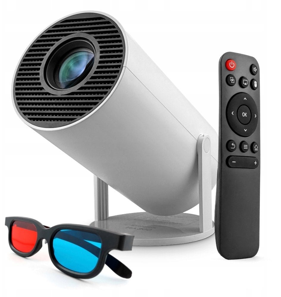 GOMEDIA Projektor Rzutnik HY300 Multimedialny Smart Android WiFi Bluetooth Kino