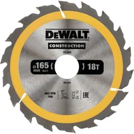Tarcze do pił - Dewalt DeWalt DT1936 Circular Saw Blade Handkr. 165 / 30mm 18WZ, 1 szt DT1936-QZ - miniaturka - grafika 1